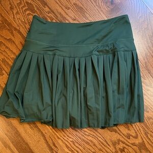 Gold Hinge 15 inch in Deep Green with Wide Waistband